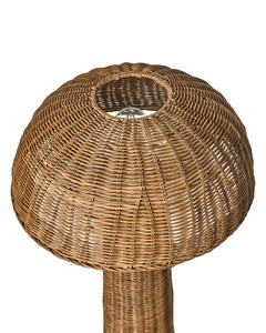 Lámpara de pie de mimbre y ratán tejida a mano, diseño alto y delgado, iluminación artesanal para uso en hoteles y resorts, venta al por mayor. - Product Image 2