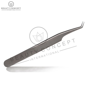 Pinzas de extensión de pestañas de precio competitivo de punta de fibra de acero inoxidable al por mayor por Beauty Concept International - Product Image 4