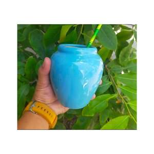 2024 nuevo estilo Mini florero de cerámica de alta calidad Vintage Lota Bowl jarrón de mesa para tazas de felicitación - Product Image 1