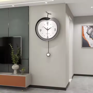 Azora Industries-Horloge murale moderne en métal pour la décoration intérieure du salon - Product Image 1