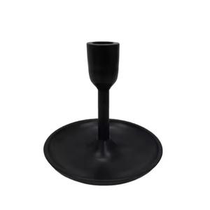 Beau design bougeoir en métal couleur noire pour la décoration intérieure fête de mariage bougeoir fabriqué à la main personnalisé en vrac - Product Image 6