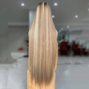 Plus haute qualité belles perruques vrais cheveux humains 100% vietnamien cheveux humains os droite personnaliser couleur fermeture perruque 2025 - Product Image 3