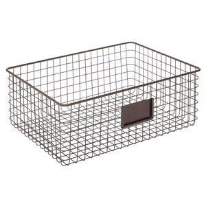 Venta caliente Accesorios de cocina Cesta de almacenamiento a precio mayorista Hotel y restaurante Usos Cesta de almacenamiento Color dorado - Product Image 2