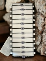 DAFNI – Bracelets en macramé faits main en plastique, style bohème, avec perles œil porte-bonheur, pour la Fête des Mères