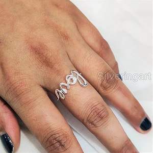 Women's Ring Plain Love Ring <b>Valentine</b> Engagement Anniversary Birthday Gift For Wife Handmade Jewelry 925 Sterling Silver Ring - Product Image 3