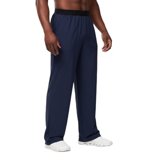 Pantalon de survêtement décontracté pour homme, taille mi-haute, ample, élastique, séchage rapide, respirant, léger, personnalisable, idéal pour la course et le fitness en hiver - Product Image 1
