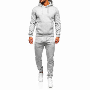 Men's Heavyweight 100% Cotton Tracksuit Baggy Hoodie and Sweatpants with Oversize Drop Shoulder Design for Winter Stylish Sets - Product Image 2