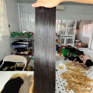 Extensiones de Cabello Humano Virgen Remy Vietnamita 10A 12A, Liso Natural, Cutícula Alineada, Calidad Superior Premium, Doble Trama a Máquina - Product Image 4