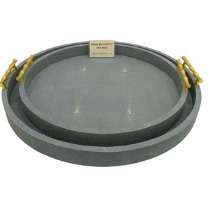 ถาดใส่ของทรงกลมทำจากเรซินเทียมขนาด0.51x0.51x0.075แบบกำหนดเอง - Product Image 3