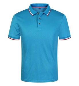Golf à séchage rapide pour hommes personnalisé OEM pour T-shirts polo à manches courtes en polyester brodé Design tricoté sur mesure pour T-shirts polo - Product Image 6