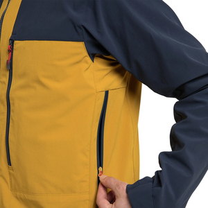 Chaqueta Softshell Transpirable de Alta Calidad para Hombre, Cuello Alto, con Capucha, para Actividades al Aire Libre, Tejido de Lona, Venta al por Mayor con OEM - Product Image 6