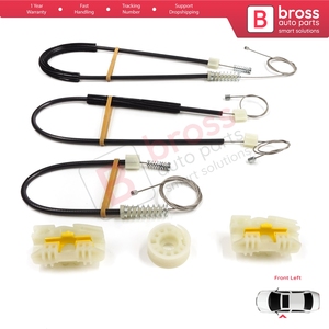 Juego de Reparación de Elevalunas Eléctrico BWR453, Puerta Delantera Izquierda para Leon MK2 1P 1P1 2005-2012 5 Puertas HB 1P0837461A - Product Image 3