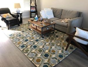 Stylish Hand-<b>Tufted</b> Rectangle Wool Area Rug for Modern Living Dining Bedroom Hall/Entrance Providing Comfort for Your Space - Product Image 2