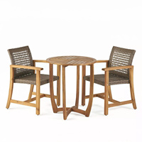 Chaise de jardin contemporaine en bois d'acacia massif, pliable, portable, confortable, imperméable, écologique, durable, élégante, pour l'extérieur, garantie 1 an