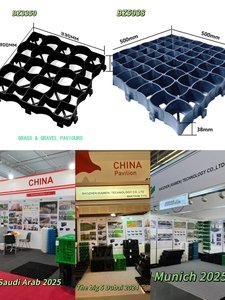 <span class=keywords><strong>Plastica</strong></span> ad alta resistenza porosa griglia di <span class=keywords><strong>pavimentazione</strong></span> con Eco Friendly sistema di drenaggio permeabile per vialetti sostenibili parcheggi - Product Image 6
