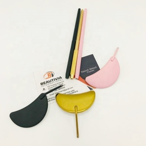 Miroir à cils durable en forme de demi-lune Miroir à cils avec logo personnalisé pour extension de cils - Product Image 5