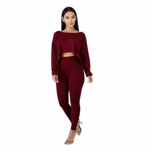 Dernier modèle Ensemble de vêtements de yoga pour femmes Respirant Imperméable 100% Polyester Vêtements de fitness de haute qualité pour gymnases - Product Image 6
