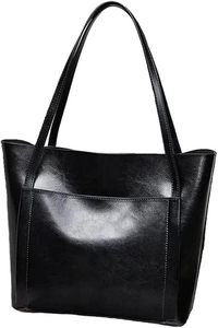 Wholesale <b>Women</b> Vintage Genuine Leather Tote <b>Bag</b> Large Shoulder Purse Work Handbag Fashion Handbag <b>for</b> Work & <b>Travel</b> - Product Image 2