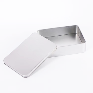 Tùy Chỉnh In 15*11*4Cm OEM Quà Tặng Hộp Thiếc Sliver Tùy Chỉnh <span class=keywords><strong>Tin</strong></span> Kim Loại Hộp Nhà Máy Trực Tiếp Giá - Product Image 3