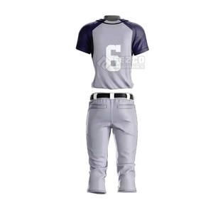 Uniforme de Béisbol Personalizado para Hombre de Alta Calidad, el Más Vendido, de Secado Rápido y Transpirable, con Opción de Tallas Grandes, Estilo Conjunto - Product Image 3