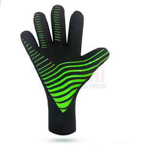 Gants de gardien de but de football en cuir épais, protection des doigts, extérieur, paume en latex antidérapante, gants de gardien de but de football - Product Image 2