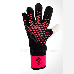 Gants de gardien de but en latex de haute qualité en gros, méga adhérence, légers, logo personnalisé, protection des doigts antidérapante, vêtements d'entraînement - Product Image 3