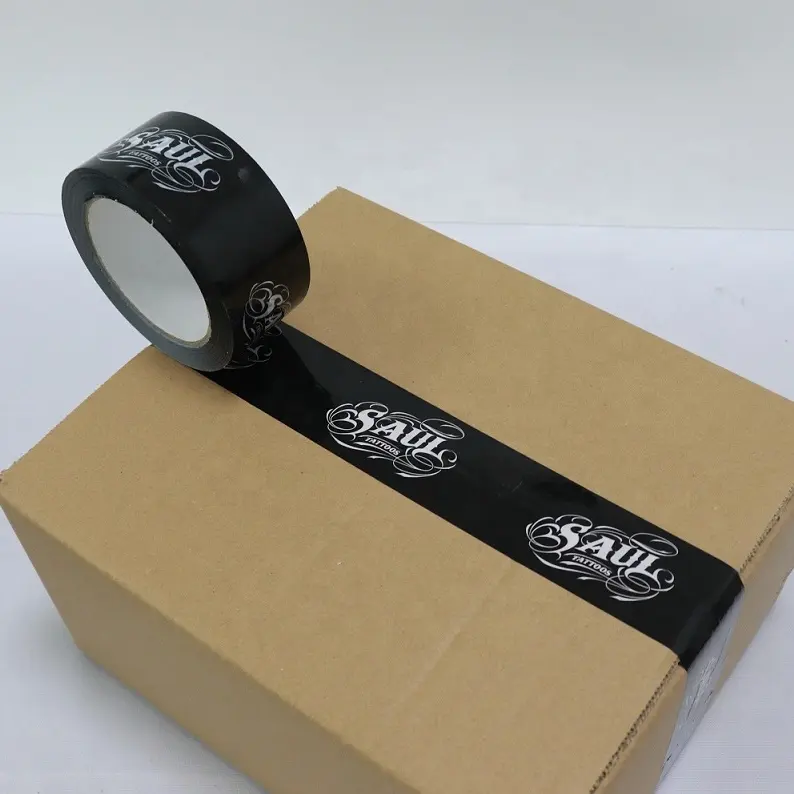 Supplier Logo printed tape Klebeband Company Brand Bopp Box Packaging Tape