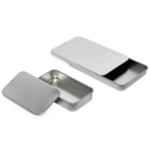 <b>Silver</b> Metal Slide <b>Top</b> Tins - Product Image 3