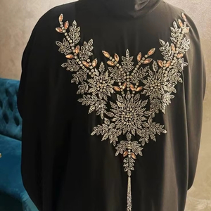 ชุดกิโมโนผ้าเรยอนปักลายพื้นเมืองสำหรับผู้หญิงขนาด XXL ใส่สบายๆมีฮู้ดดีไซน์กระดุม - Product Image 1