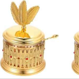 Elegante caja de fruta seca de Metal y tarro de pimienta elegante olla de condimentos para comedor restaurante cestas de almacenamiento de condimentos - Product Image 1