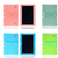 Yüksek kalite 10 inç koruyucu kılıf evrensel deri kılıf 10.1 inç tablet dahili standı koruyucu silikon kılıf