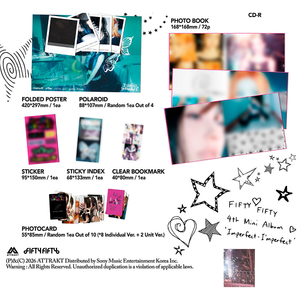 FIFTY FIFTY - Imperfect-I'mperfect มินิอัลบั้มชุดที่ 4 (Dressy we / Messy me Ver) - Product Image 2