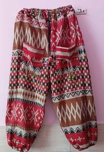 Prix de gros sarouel en rayonne indienne-Aladin Sarouels sarouel Boho Hippie Streetwear pour l'été toile tissu - Product Image 4