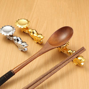 Maravilloso diseño de cubiertos de Metal descanso cuchara descanso para cocina hogar Hotel restaurante y eventos de boda uso artículos de decoración de mesa - Product Image 4