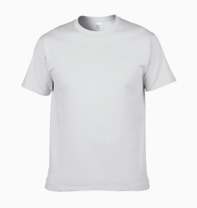 Venta al por mayor camiseta en blanco personalizado 100% algodón Logo impresión lisa impresa blanco negro sublimación espacios en blanco camiseta casual para hombres - Product Image 4