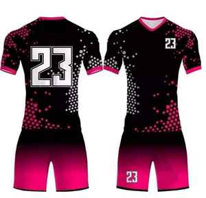 Nouveaux ensembles de maillots de football pour adultes respirant taille élastique Polyester/coton uniformes de football couleurs personnalisées Logo de haute qualité - Product Image 2