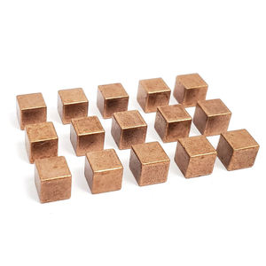 Stock de haute qualité 10mm 25.4mm 30mm Cube Cubes en cuivre poli miroir - Product Image 5