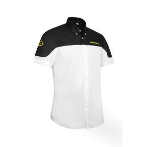 Chemise d'équipe décontractée Acerbis en popeline, tissu respirant - Product Image 1
