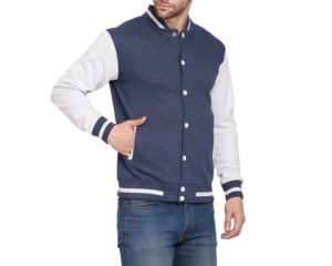 แจ็คเก็ตวาร์ซิตี้แบบสั่งทำพิเศษสำหรับฤดูหนาว สไตล์วินเทจ สำหรับนักเรียน นักศึกษา ผู้ชาย แจ็คเก็ตเลตเตอร์แมน แจ็คเก็ตวาร์ซิตี้แบบครอป แจ็คเก็ตเบสบอลสำหรับผู้ชาย - Product Image 1