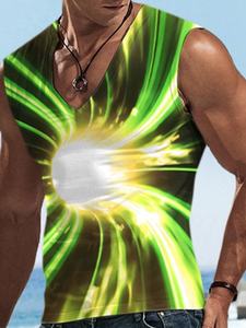 Camiseta sin mangas de gimnasio para hombre personalizada, camiseta sin mangas de algodón de gran tamaño para entrenamiento al aire libre de verano con gráfico bordado para culturismo - Product Image 4