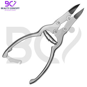 Pince à ongles podologique en acier inoxydable, outils de soin des pieds, poignée confortable, ouverture large, lame courbée, coupe-ongles professionnels durables - Product Image 4