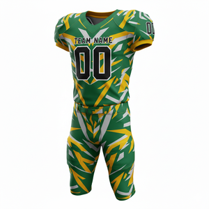 Conjunto de Uniforme de Fútbol Americano Sublimado Personalizado, Camiseta y Pantalones - Product Image 4