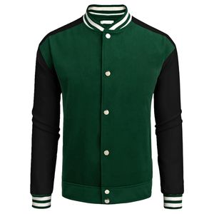 Chaqueta Varsity Personalizada Unisex de Alta Calidad para Invierno, Chaqueta de Lana con Mangas de Cuero para Béisbol Universitario para Hombre, 2026 - Product Image 3