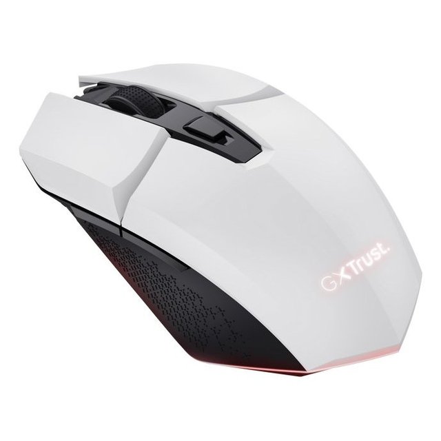 Gaming Mouse GXT 110 Felox White 25069 2.4Ghz Wireless Laser LED Backlit Right-Handed USB-C