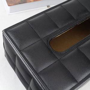 Luz de lujo Simple creativo salón de belleza sala de estar dormitorio Hotel soporte de tejido de cuero - Product Image 3