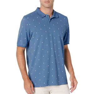Camiseta de polo de algodón 100% para hombre, Camiseta ajustada de manga corta personalizada con patrón bordado, varios colores sólidos, precio barato - Product Image 1