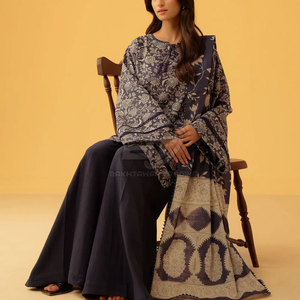 Traje Salwar de Organza Pakistaní, Salwar Kameez Pakistaní de Lujo Personalizado, Conjunto de 3 Piezas Pesado y Elegante - Product Image 5