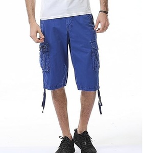 Short cargo léger avec logo personnalisé pour hommes Mode de rue Short cargo décontracté, respirant, de haute qualité, longueur genou - Product Image 2