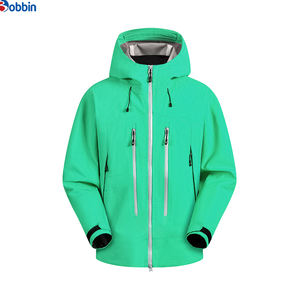 Chaqueta Impermeable de Tres Capas Personalizada para Hombre, Chaqueta Cortavientos Transpirable con Cremallera y Capucha Completa, Impermeable para Exteriores - Product Image 5