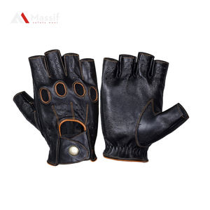 Sports de plein air gants de cyclisme VTT gants de protection moto cuir conduite motard gants - Product Image 2